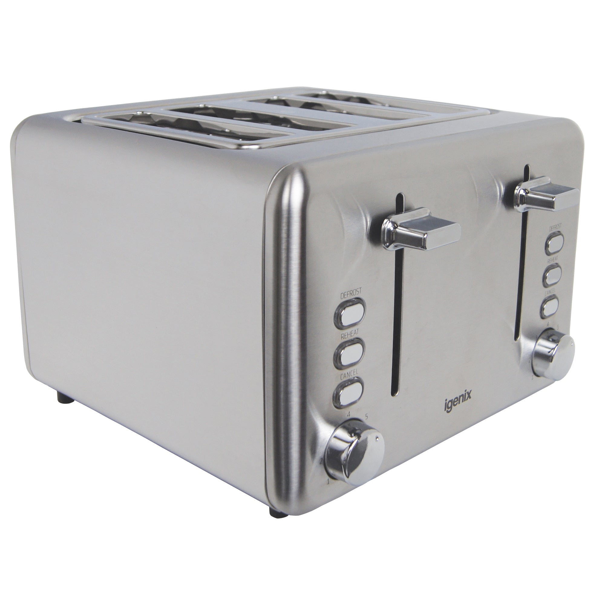 4 Slice Toaster Stainless Steel