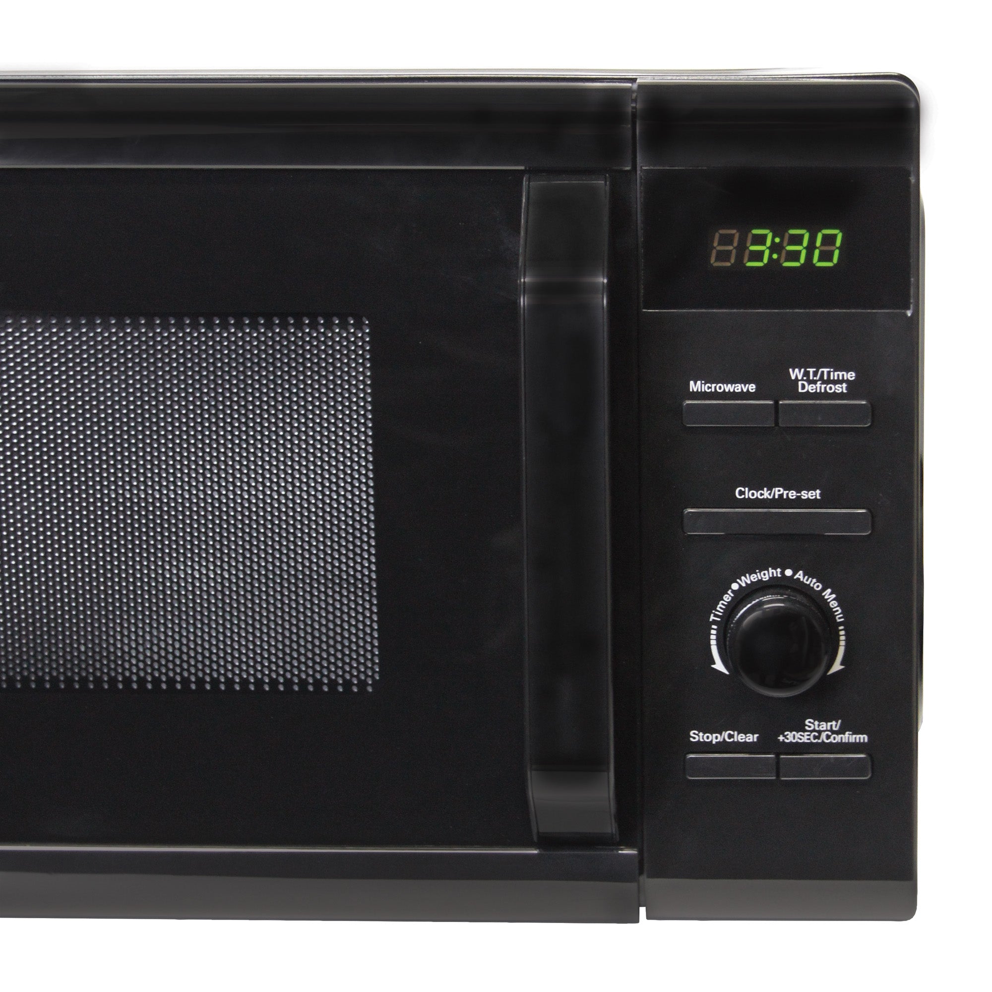 Black digital store microwave 800w